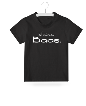 Kinder shirt 'Kleine baas'