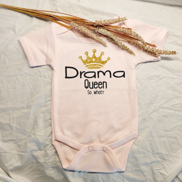Rompertje bedrukken 'Drama Queen'