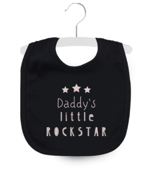 Slabbetje 'Daddy's little rockstar'