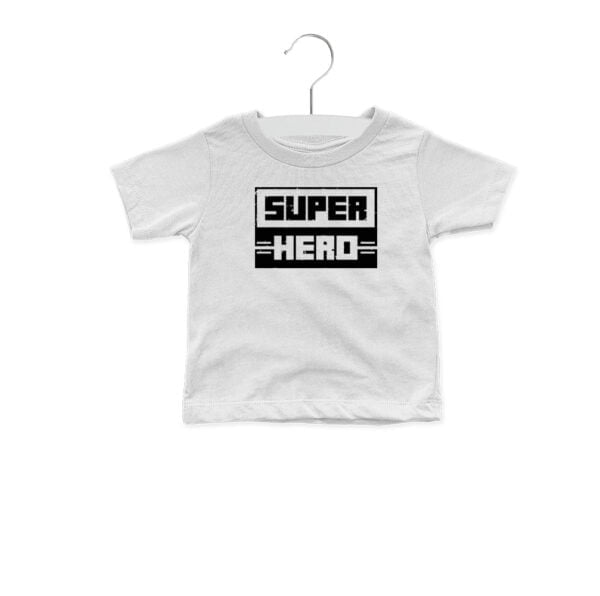 Baby shirtje bedrukken 'Super hero'