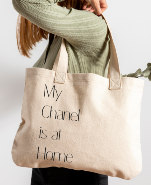 Schoudertas bedrukken 'My Chanel'