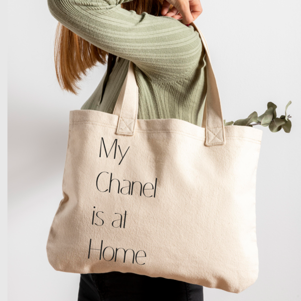 Schoudertas bedrukken 'My Chanel'