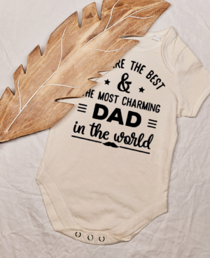 Rompertje bedrukken Rompertje 'Best Dad'