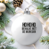Kerstbal met tekst Wijnen