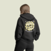 Dames Hoodie met print 'Good Vibes'