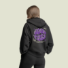 Dames Hoodie met print 'Good Vibes'