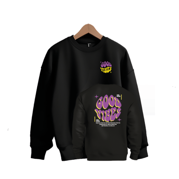 Kinder Sweater bedrukken 'Good Vibes"