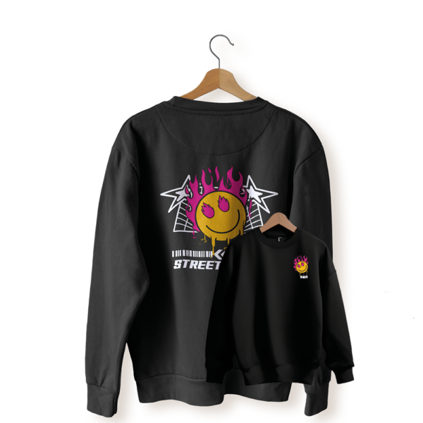 Kinder Sweater naam en smiley