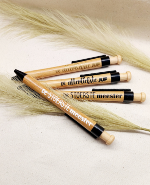 Bedankt Meester afscheidscadeau Pennen