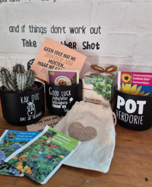 Cadeau met naam en teksten bedrukken