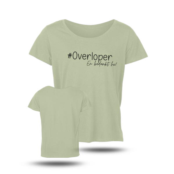 Afscheidscadeau collega Dames Shirt #Overloper