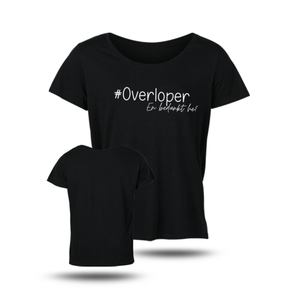 Afscheidscadeau collega Dames Shirt #Overloper