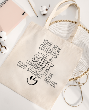 Afscheid cadeau collega SHIT