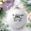 Kerstbal bedrukken voor opa