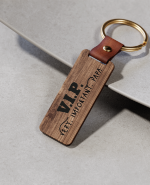 Papa sleutelhanger naam VIP