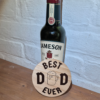 Vaderdag cadeau bier onderzetter